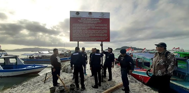 Dapat Kabar Plang Segel Pulau Tegal Mas Lampung Dirusak, KPK Langsung Selidiki