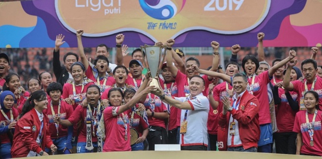 Torehkan Sejarah Baru, Persib Juarai Kompetisi Perdana Liga 1 Putri 2019