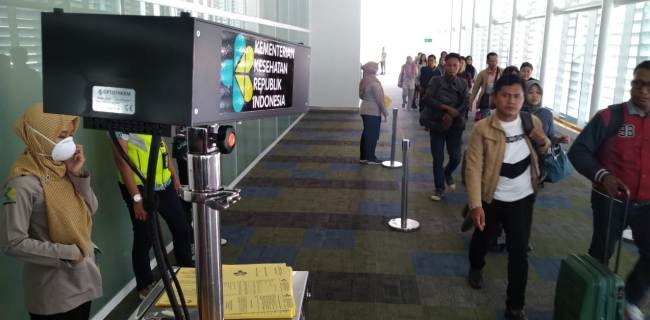 Waspada Virus Corona, Bandara Ahmad Yani Pindai Kesehatan Penumpang Dari Luar Negeri
