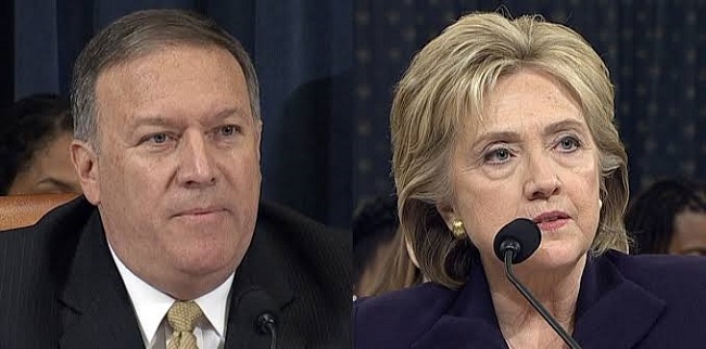 Karma Berlaku Bagi Mike Pompeo Yang Pernah Damprat Hillary Clinton Soal Benghazi