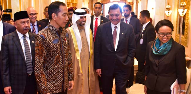 Mendarat Di Abu Dhabi, Jokowi Langsung Agendakan Pertemuan Bilateral