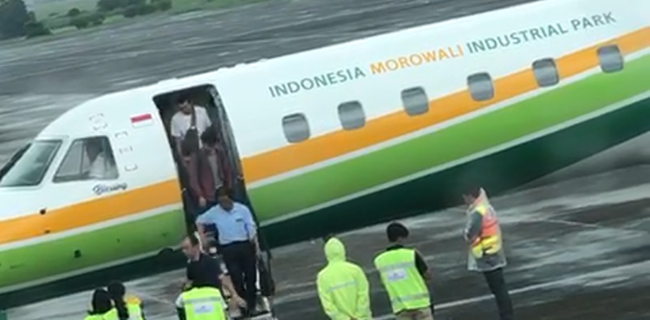 Viral, Video Pesawat Indonesia Morowali Kerap Angkut WNA China