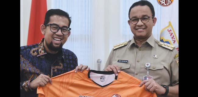 Dukung Tim Futsal Halus FC, Anies Pesankan Torehan Prestasi
