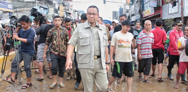 Pemulihan Dan Rehabilitasi Pasca Banjir Jadi Prioritas Anies Jangka Pendek