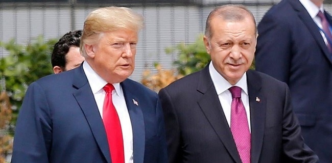 Via Telepon, Trump Dan Erdogan Bahas Gencatan Senjata Libya Hingga Pengungsi Suriah