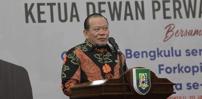 Boyong 9 Senator, Ketua DPD Akan Bantu Problem Konektivitas Infrastruktur Bengkulu