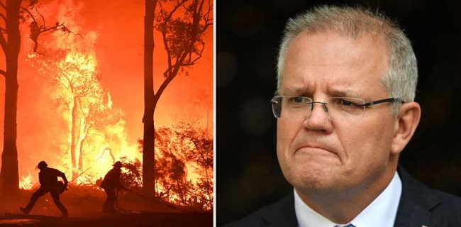 Lamban Tangani Kebakaran, Popularitas PM Australia Merosot Tajam