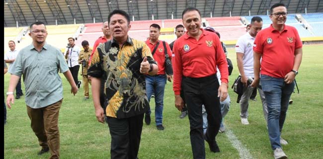Cari Kandidat Tuan Rumah Piala Dunia U-20, Iwan Bule Kunjungi Stadion Jakabaring
