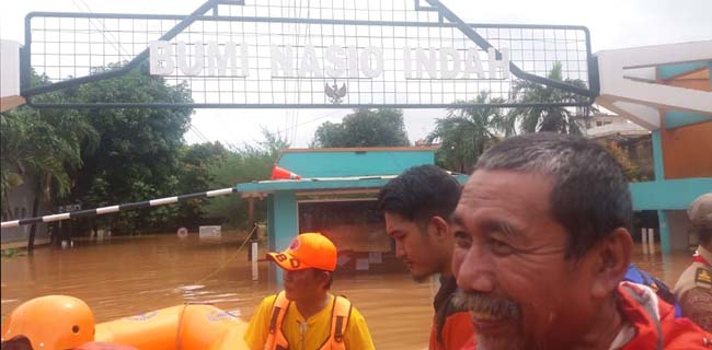 Bukan Hanya Jakarta, Sebelas Kecamatan Di Kota Bekasi Terendam Banjir