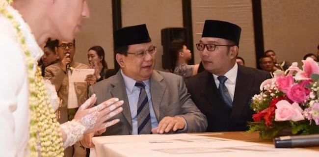 Ridwan Kamil Minta Maaf Ke Prabowo Subianto