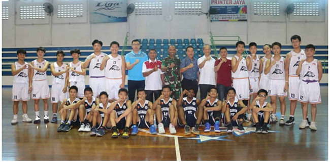 Meriahkan HUT TNI AU, Lanud Soewondo Gelar Turnamen Basket Antar Pelajar