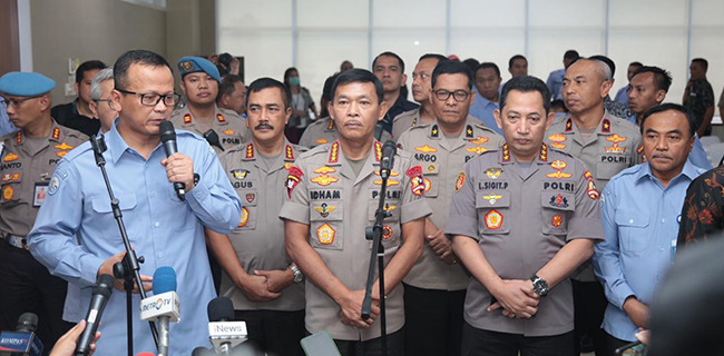Kelakar Menteri Edhy Di Hadapan Kapolri: Duo Prabowo Bersatu, KKP Makin Kuat