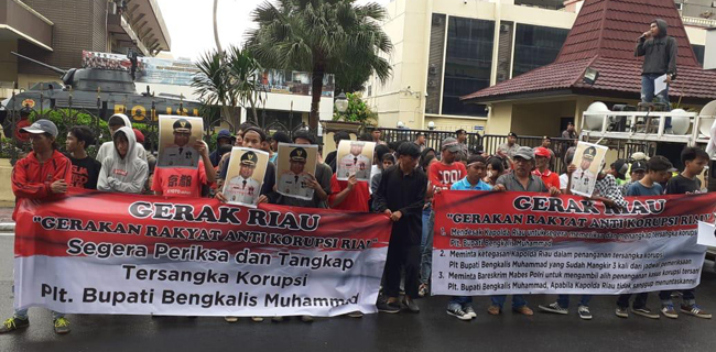 Kalau Polda Riau Mandul, Bareskrim Mabes Harus Ambil Alih Kasus Plt Bupati Bengkalis