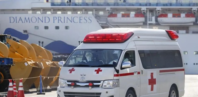 Jepang Hadapi Virus Corona Terbesar Setelah China, KBRI Umumkan WNI Awak Kapal Diamond Princess Telah Jalani  Tes PCR