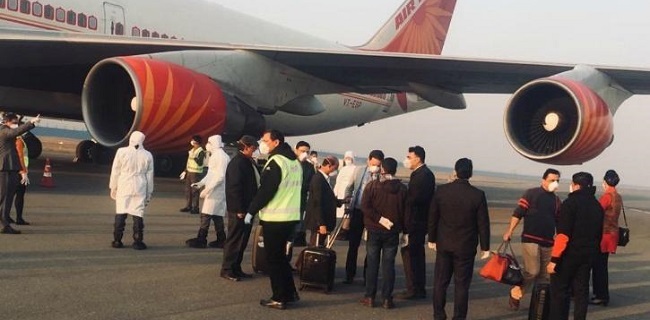 Pulangkan 654 Orang Dari Kota Wuhan, Kru Air India Dapat Penghargaan Dari PM Modi