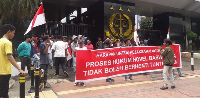 Datangi Kejagung, JMKB Tuntut Kasus Novel Baswedan Segera Sidangkan