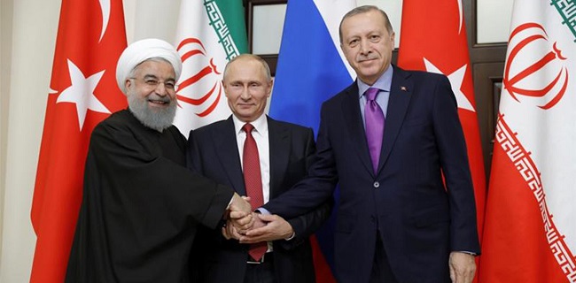 Iran, Rusia Dan Turki Akan Gelar KTT Penyelesaian Konflik Suriah