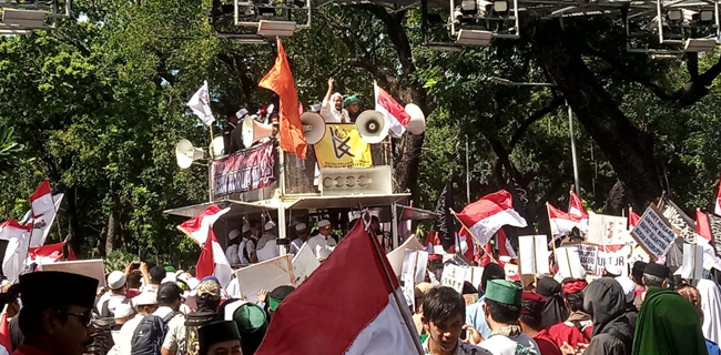 Ada Kawat Berduri, Aksi 212 Batal Digelar Di Depan Kantor Jokowi