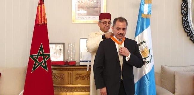 Bintang Kehormatan Dari Raja Maroko Untuk Dubes Guatemala Diserahkan Di Jakarta