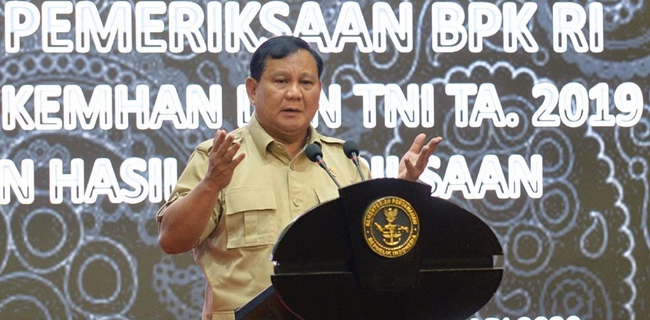 Prabowo Terima Perwakilan  BPK, Serahkan Laporan Hasil Pemeriksaan Keuangan