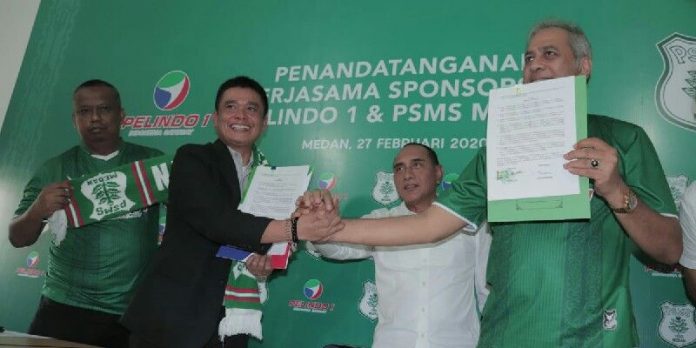 Arungi Liga 2 2020, PSMS Gaet Pelindo 1 Jadi Sponsor