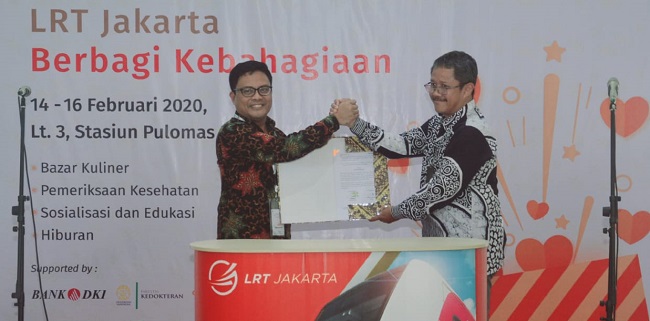 Sinergi Antar-BUMD, LRT Jakarta Manfaatkan Layanan Bank DKI