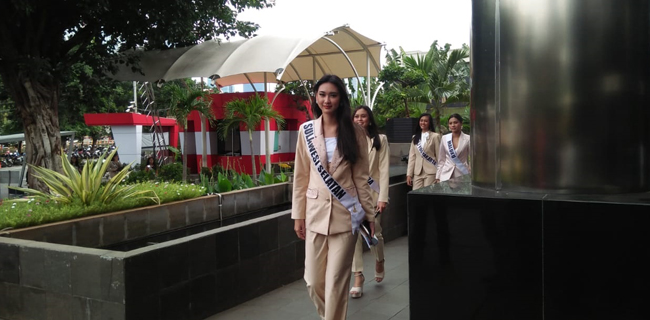 Finalis Puteri Indonesia Ramai-ramai Sambangi Gedung KPK