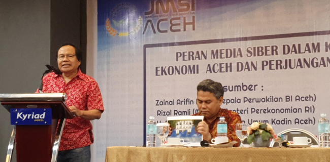 Rizal Ramli Setuju Dana Otsus Aceh Diperpanjang, Tapi Dengan Syarat