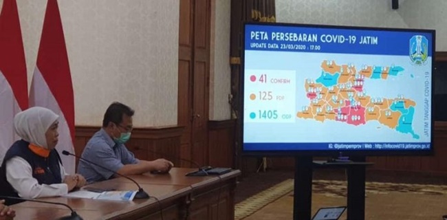 Update Jawa Timur: ODP Sentuh 1405 Orang Meski Pasien Positif Corona Tak Bertambah