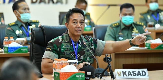 Perangi Covid-19, Jenderal Andika Perkasa Modifikasi Kendaraan Dinas TNI AD Untuk Semprot Disinfektan