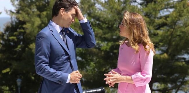 Positif Virus Corona, Ini Pesan Menyentuh Isteri PM Kanada Justin Trudeau