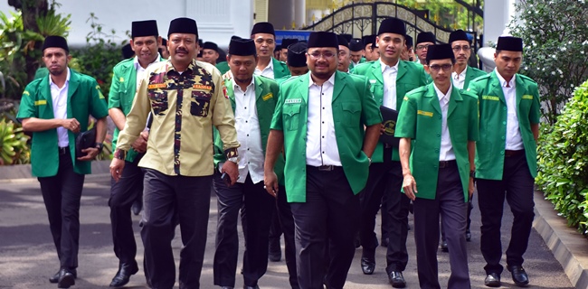 Bertemu Jokowi, GP Ansor Bahas Konferensi Besar dan Omnibus Law