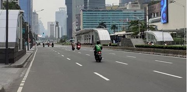 Jakarta Lengang Cerminan Kesadaran Warga Sudah Tinggi Terhadap Wabah Corona