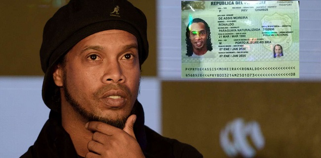 Gunakan Paspor Palsu, Ronaldinho Diamankan Kepolisian Paraguay
