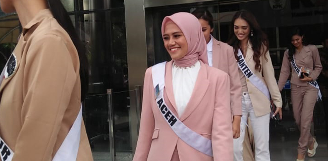 Dari Gedung KPK, Finalis Puteri Indonesia Berhijab Ini Berambisi Harumkan Aceh