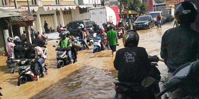 Di Tengah Wabah Corona, 7 Kecamatan Di Kabupaten Bandung Terendam Banjir
