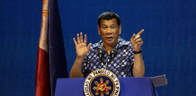 Pernah Keluarkan Ancaman Tembak Mati, Kini Duterte Perintahkan Darurat Sipil Jika Masih Ada Yang Langgar Aturan Lockdown