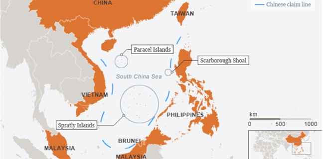 Makin Agresif<i>!</i> China Umumkan Kedaulatan Di LCS, Termasuk 25 Pulau