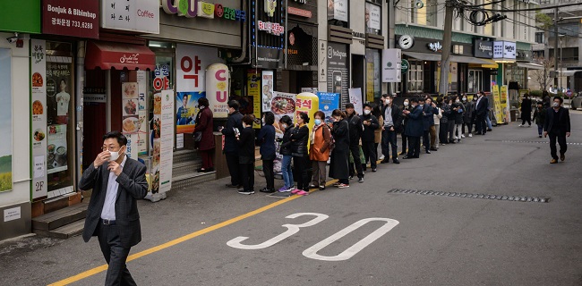 Meski Diterjang Corona, Korea Selatan Tetap Adakan Kampanye Pemilihan Umum Legislatif