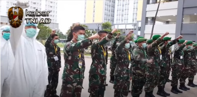 Turut Menangani Covid-19, TNI AD Turunkan Pasukan Zeni Nubika