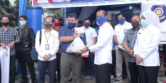 Jelang Pemberlakuan PSBB, Bantuan Ke Posko Covid-19 Kota Palembang Terus Mengalir