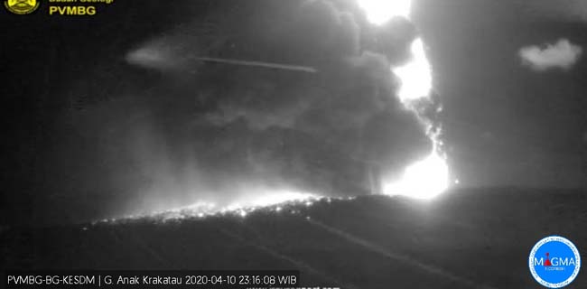 Gunung Anak Krakatau Erupsi, Masyarakat Dilarang Mendekat Radius 2 KM