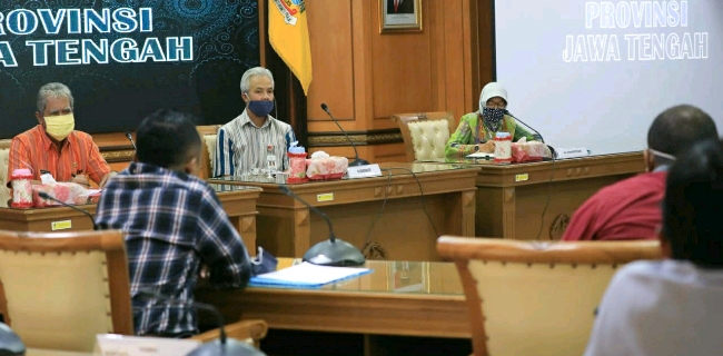 Kesulitan Akses Kartu Prakerja, Serikat Buruh Jawa Tengah Temui Ganjar Pranowo