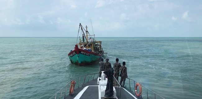 Enam Kapal Asing Pencuri Ikan Ditangkap Selama Pandemik Covid-19