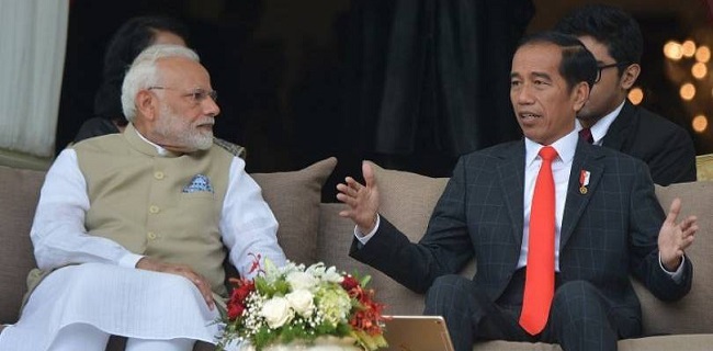 <i>Ngobrol</i> Dengan PM Narendra Modi, Jokowi Bahas Nasib WNI Jamaah Tabligh Di India