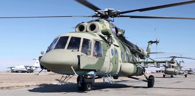 Mi-8 Milik Rusia Jatuh, Empat Prajurit Tak Bisa Diselamatkan
