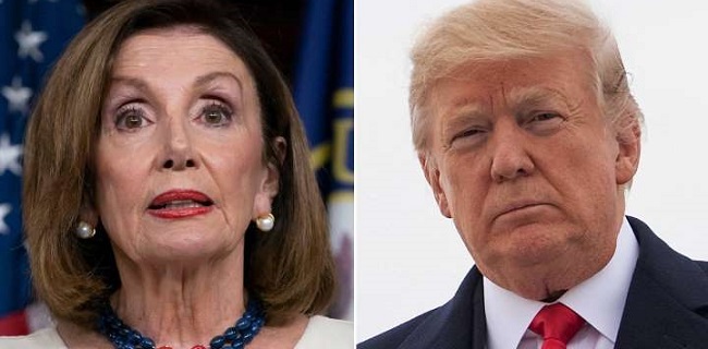 Tawaran Rapid Test Covid-19 Di Kongres Ditolak Nancy Pelosi, Trump: Alasan Politik