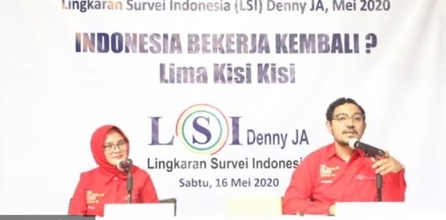 Hasil Riset LSI Denny JA: Juni Mendatang, Masyarakat Indonesia Bisa Mulai Bekerja Di Luar Rumah