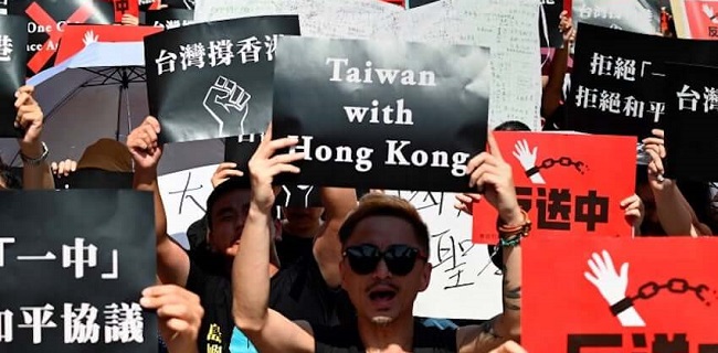 Taiwan Minta China Jangan Perkeruh Kondisi Hong Kong