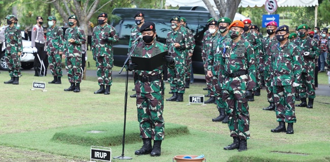 Dipimpin Panglima TNI, Pemakaman Djoko Santoso Tetap Berlakukan Protokol Kesehatan